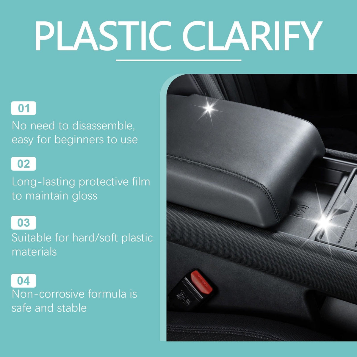 Vehicle Interior Plastic Cleaner & Conditioner, Plastic Clarify For Cars