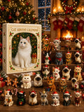 2026 Cat Advent Calendar with 24 Collectible Christmas Figures